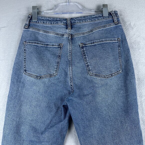 HT Denim Mom Jeans Women's Size 7 Light Wash Stretch High Rise Blue - Picture 4 of 11